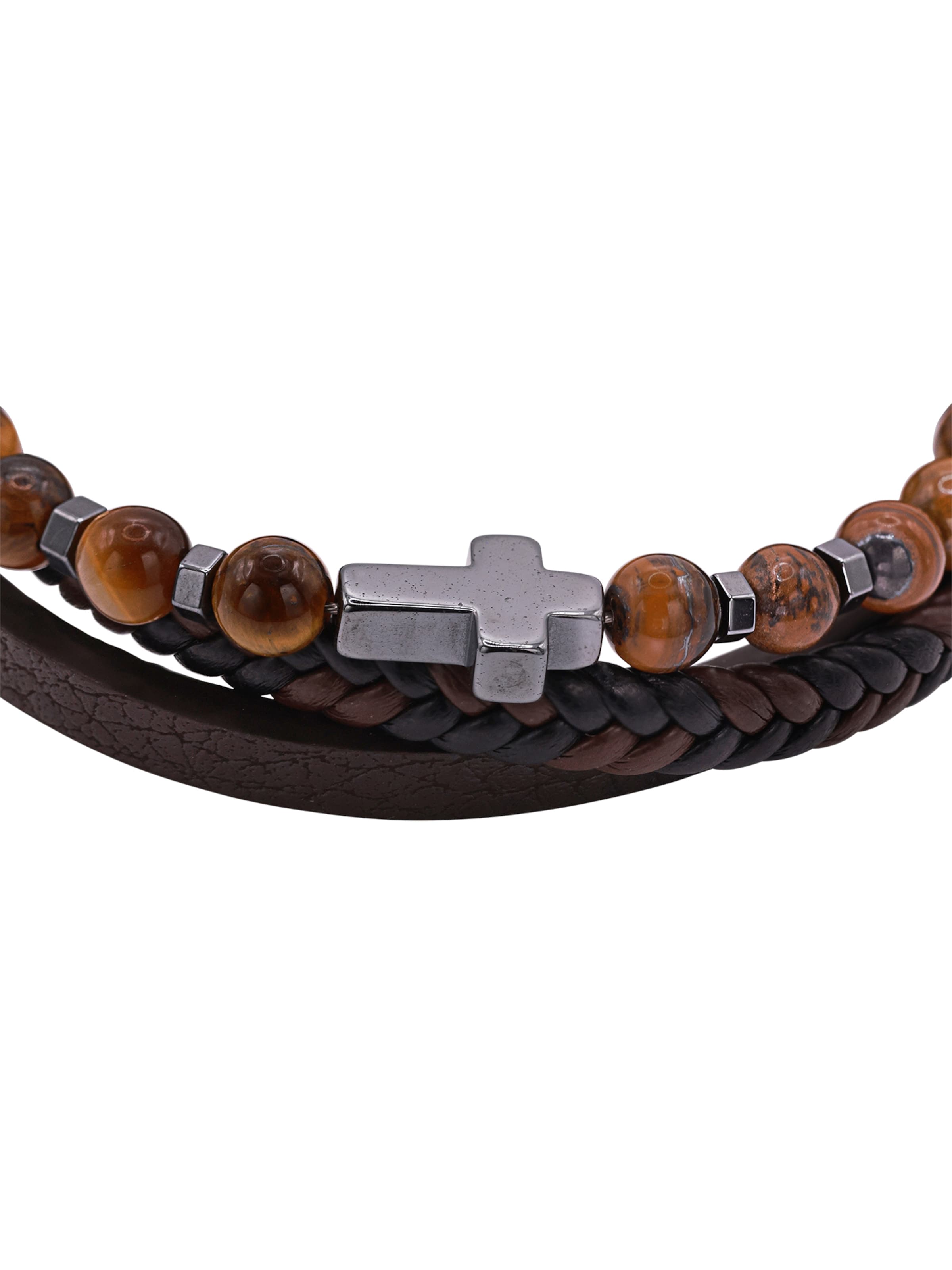 Bracelet 'Giulio' Heideman en marron