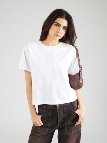 T-shirt 'SKYLAR' PIECES en blanc