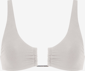 Calvin Klein Swimwear Triangel Bikinitop 'Wire' in Weiß: Vorderseite