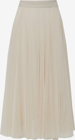COMMA Rok in Beige: voorkant