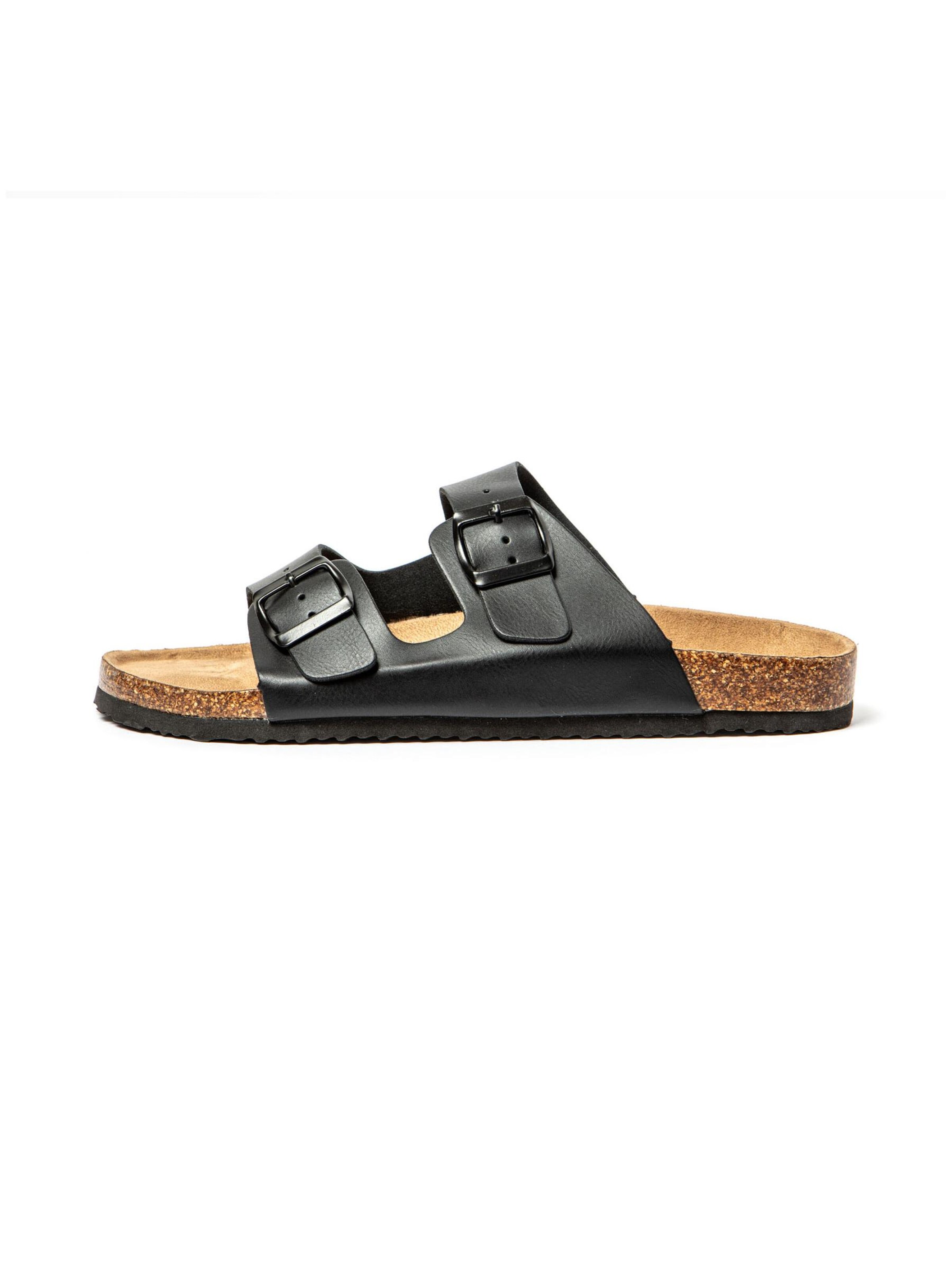 Espargatas Pantolette 'Volker' in Schwarz: Vorderseite