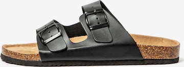 Espargatas Pantolette 'Volker' in Schwarz: Vorderseite