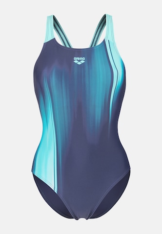 ARENA Μπουστάκι Ολόσωμο μαγιό 'LIGHT PRO BACK LB' σε μπλε
