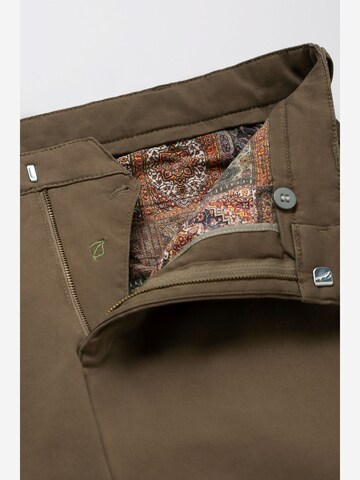Regular Pantalon chino Meyer Hosen en marron