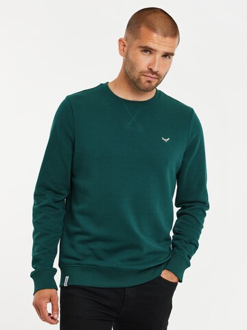 Threadbare Sweatshirt 'Satsuma' in Green: front