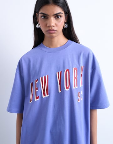 TOPSHOP Футболка в Лиловый: спереди