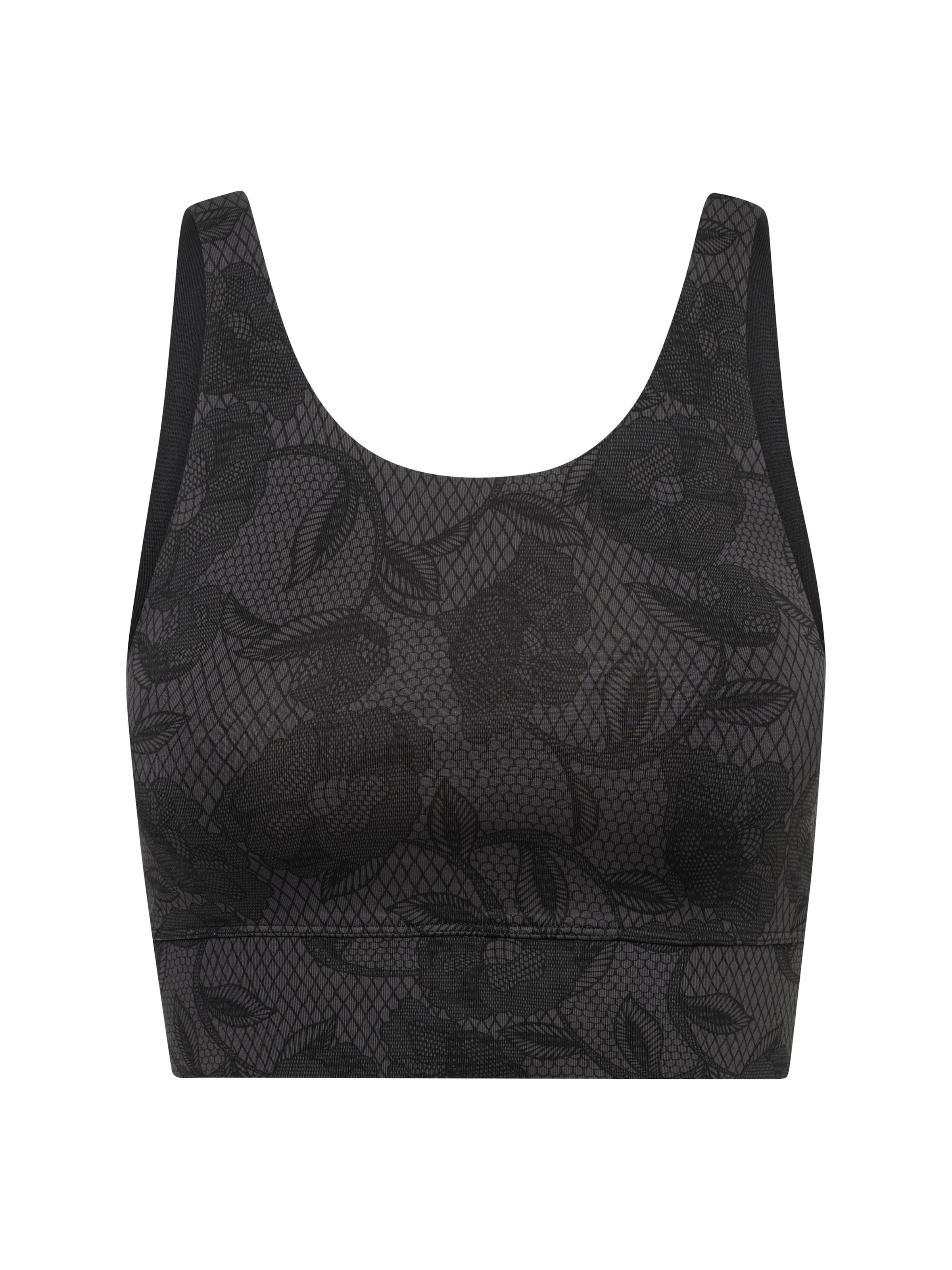 Hey Honey Bustier Sport bh 'Bustier' in Grijs: voorkant
