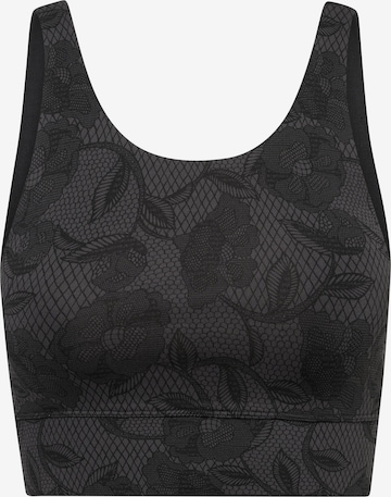 Hey Honey Bustier Sport bh 'Bustier' in Grijs: voorkant