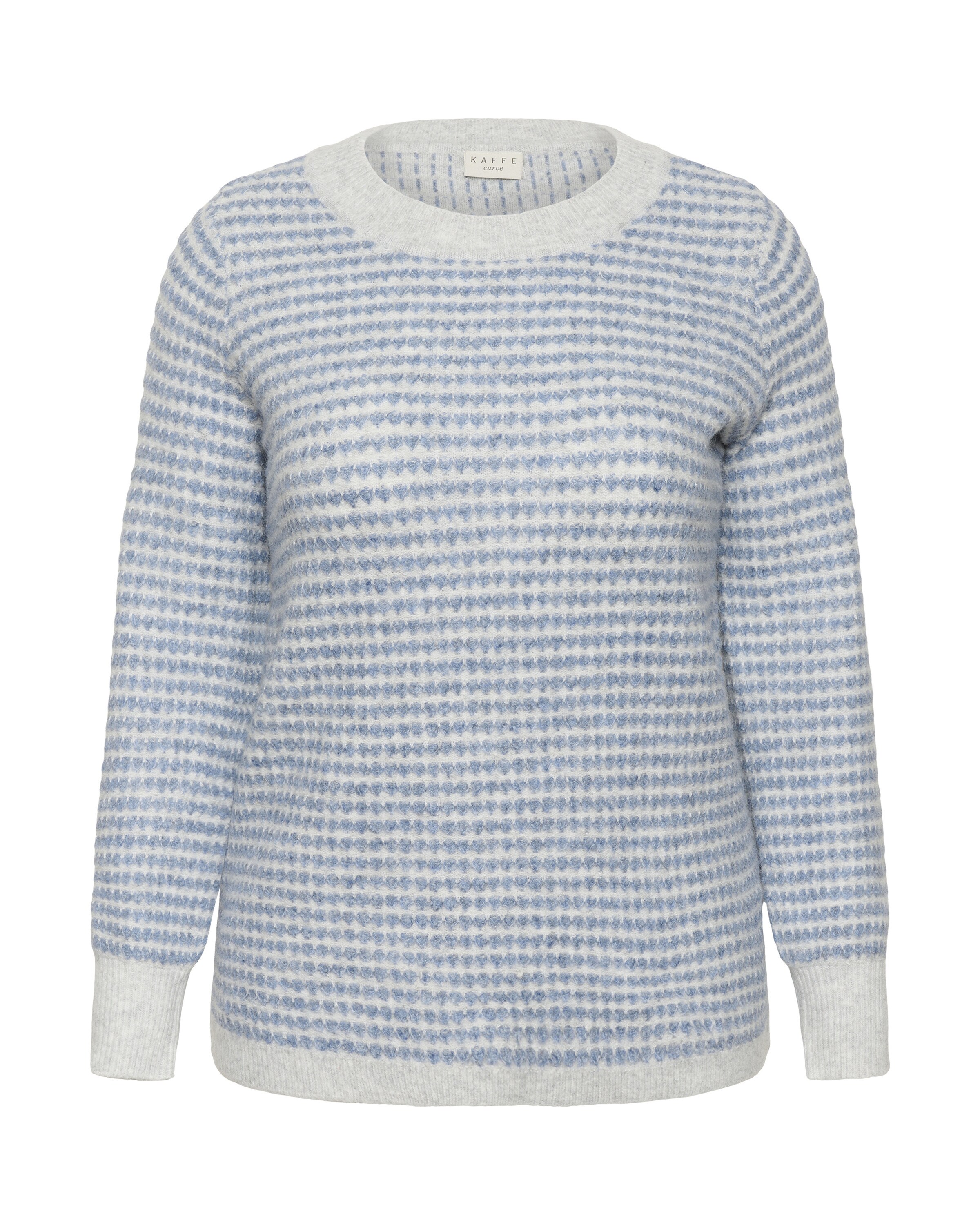 Pull-over 'Eliona' KAFFE CURVE en gris : devant