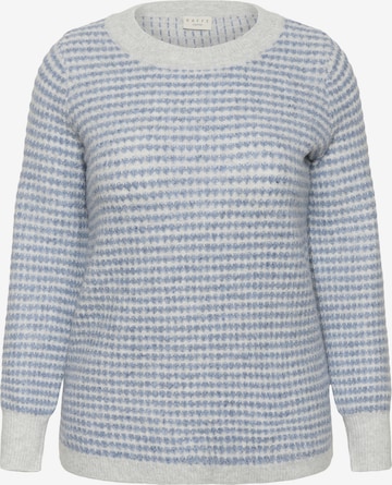 Pull-over 'Eliona' KAFFE CURVE en gris : devant