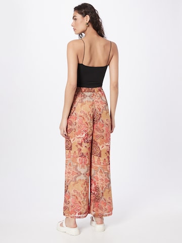 River Island Wide Leg Hose in Orange