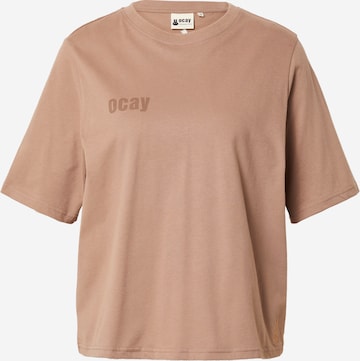 T-shirt Ocay en marron : devant