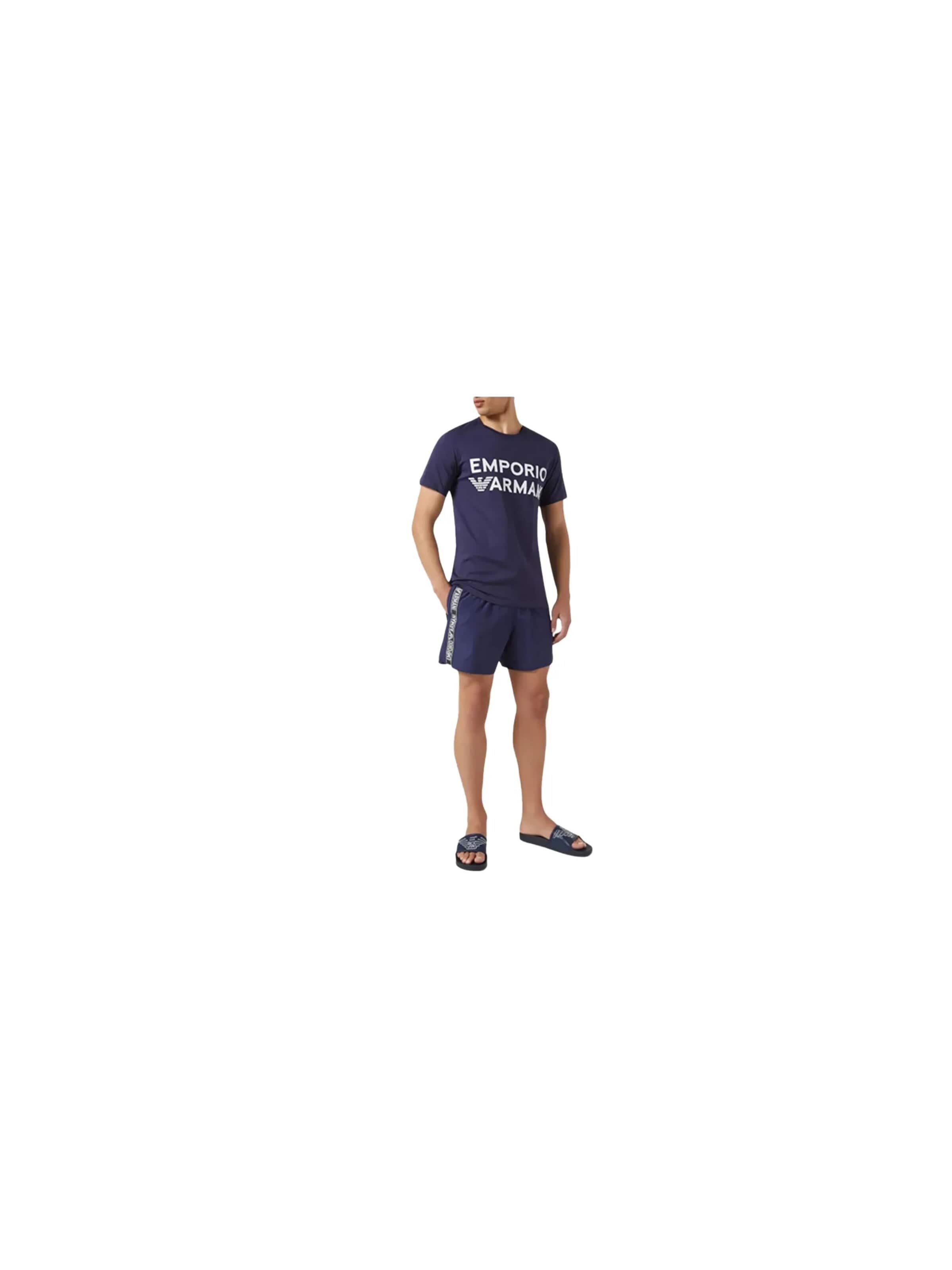 Shorts de bain 'GA eagle' ARMANI en bleu