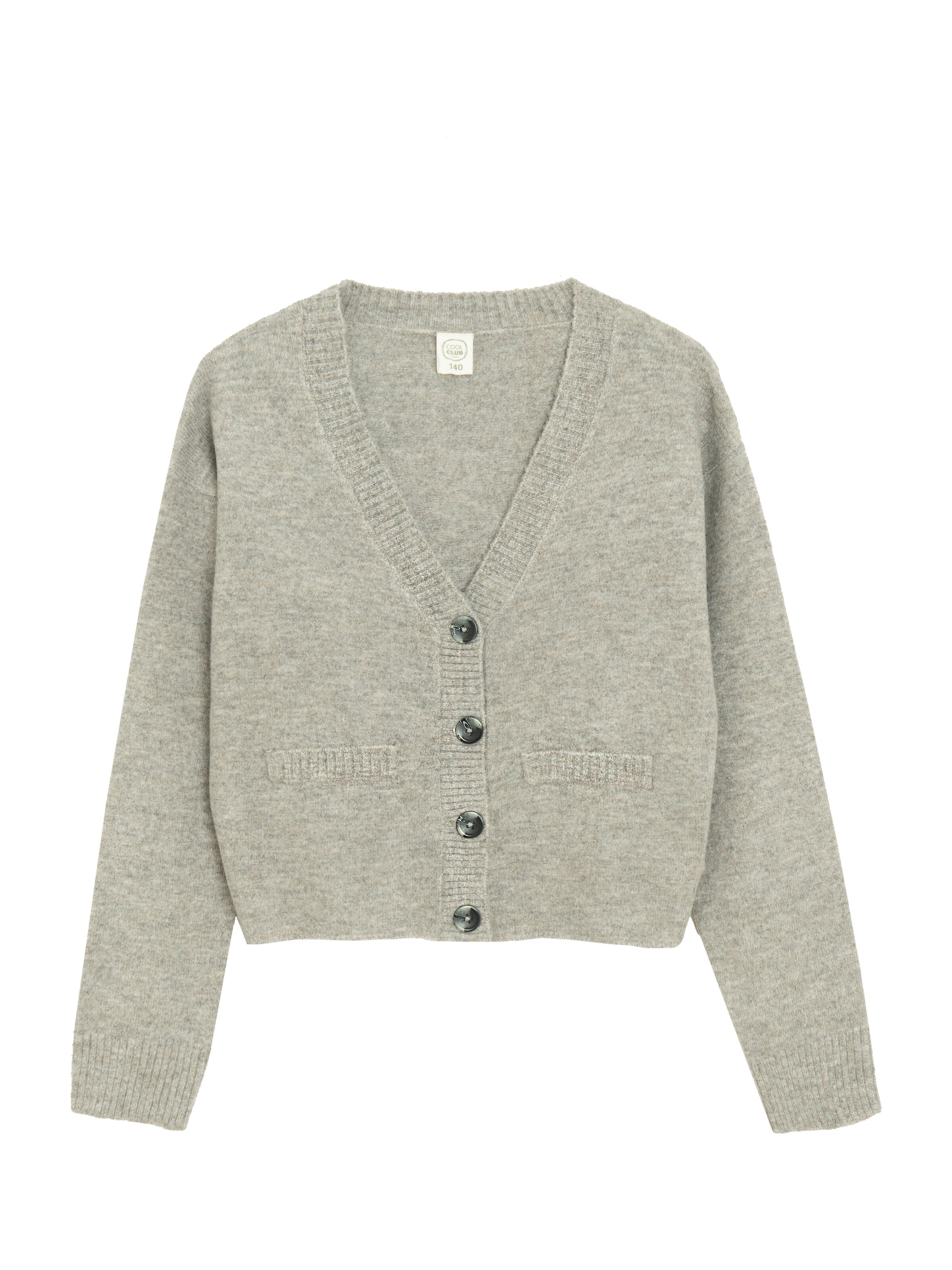 Cool Club - Cárdigan en gris: frente