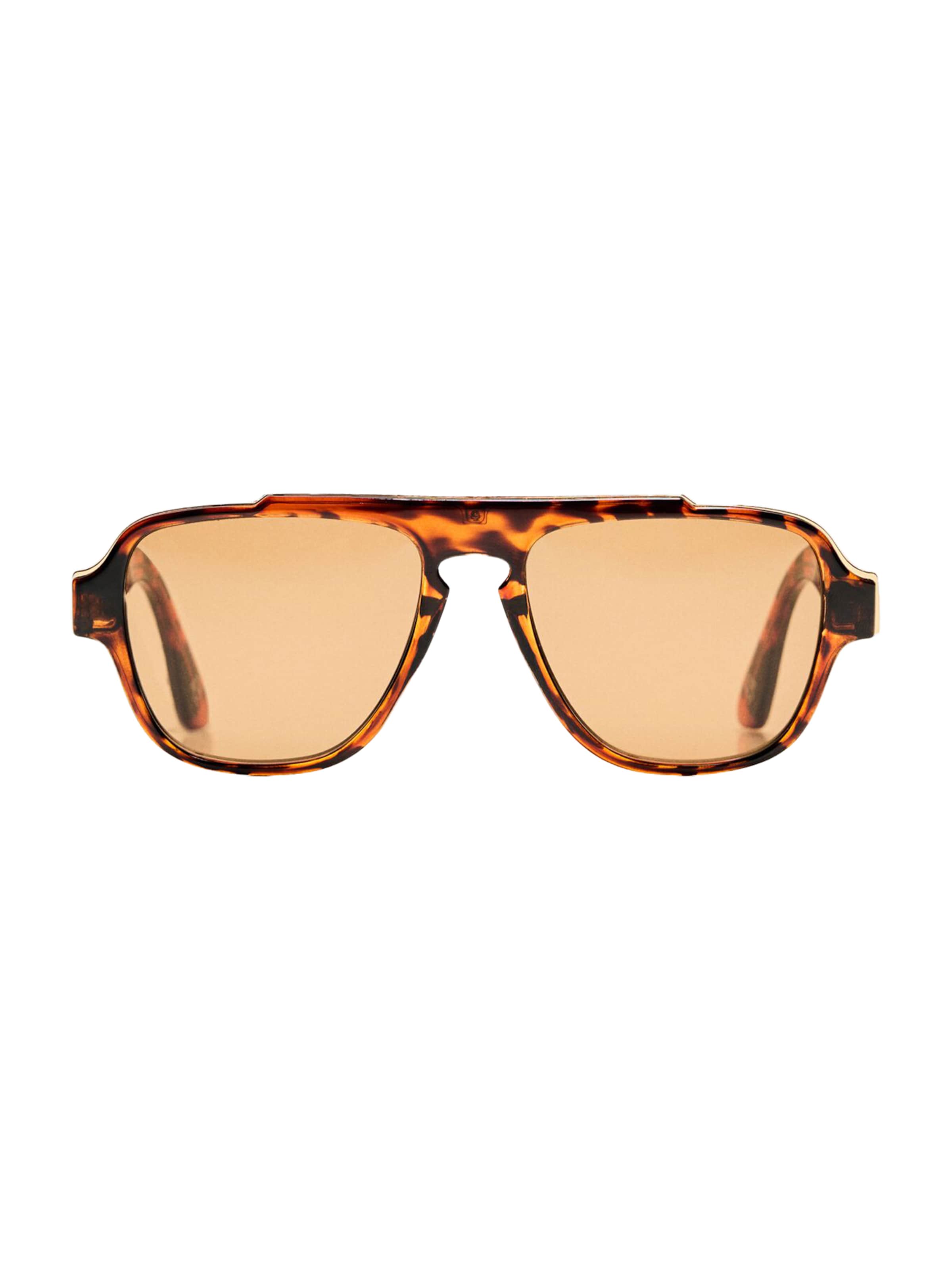 Ochelari de soare Bershka pe maro caramel / maro coniac / maro închis / negru, Vizualizare produs