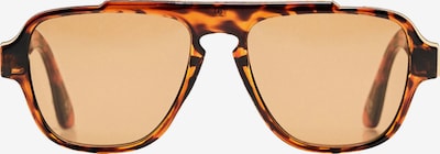 Bershka Sunčane naočale u karamela / konjak / tamno smeđa / crna, Pregled proizvoda