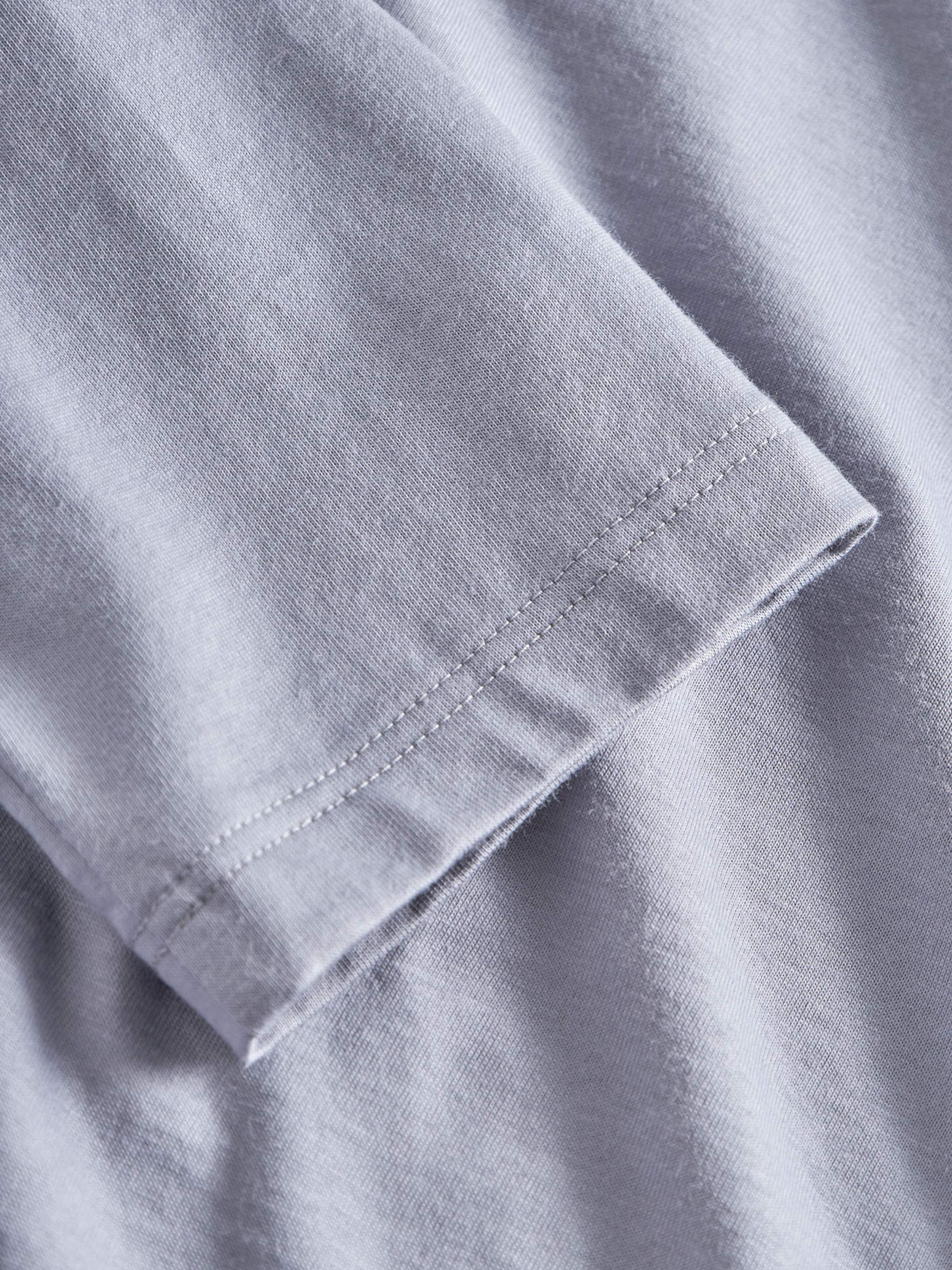 Rösch Pajama Shirt ' Basic ' in Grey