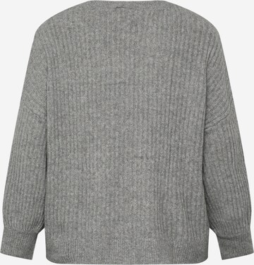 Zizzi Knit Cardigan in Grey