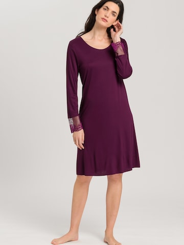 Hanro Nightgown 'Lovis' in Purple