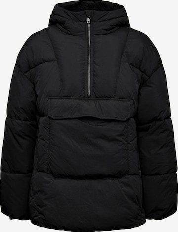 Y.A.S Between-Season Jacket 'Saka' in Black: front