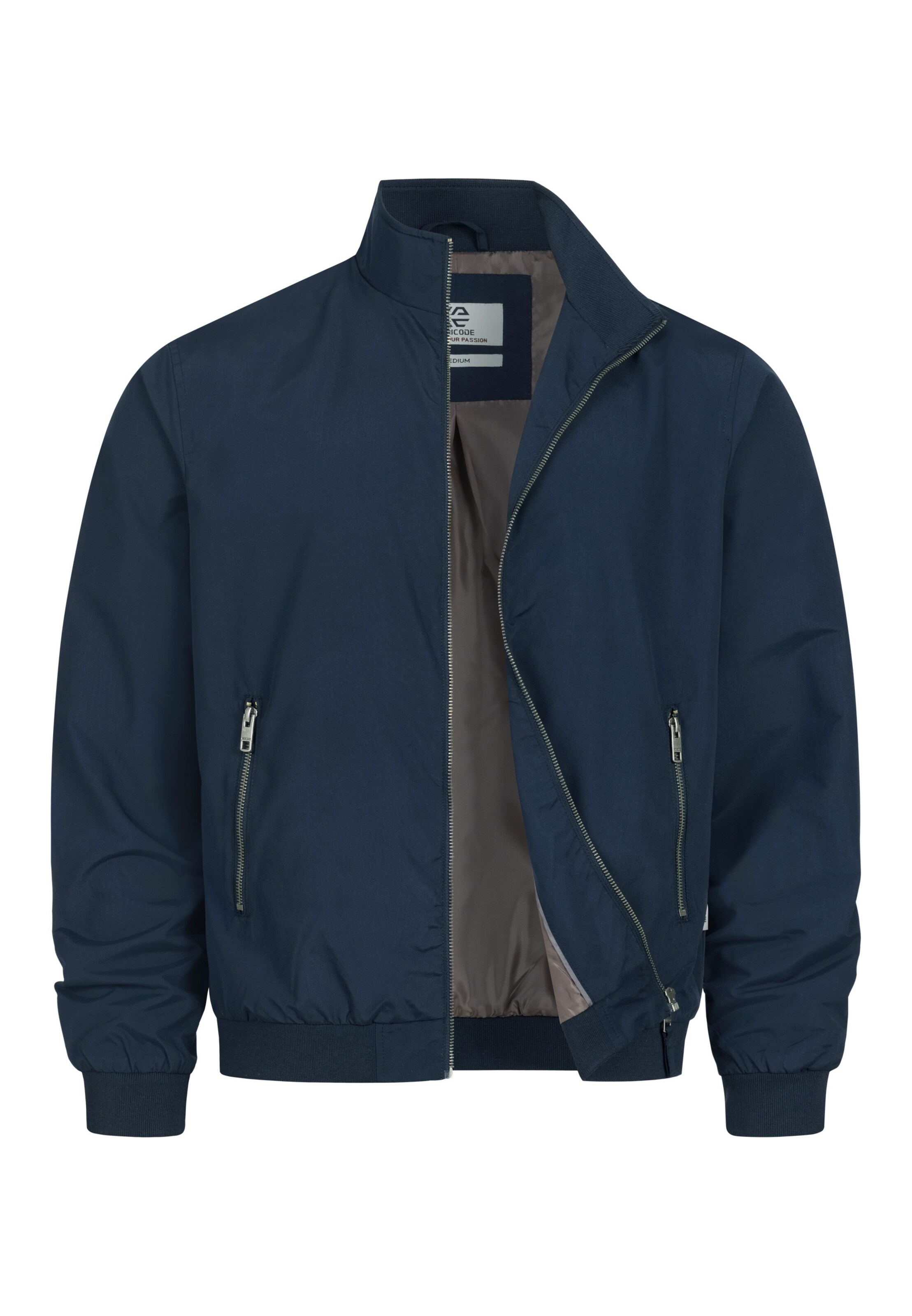 INDICODE JEANS Tussenjas 'INCatall' in Blauw: voorkant