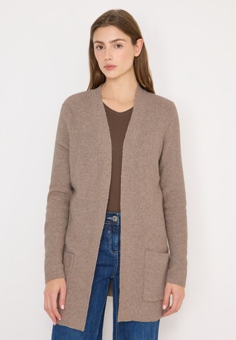CECIL Knit Cardigan in Brown: front