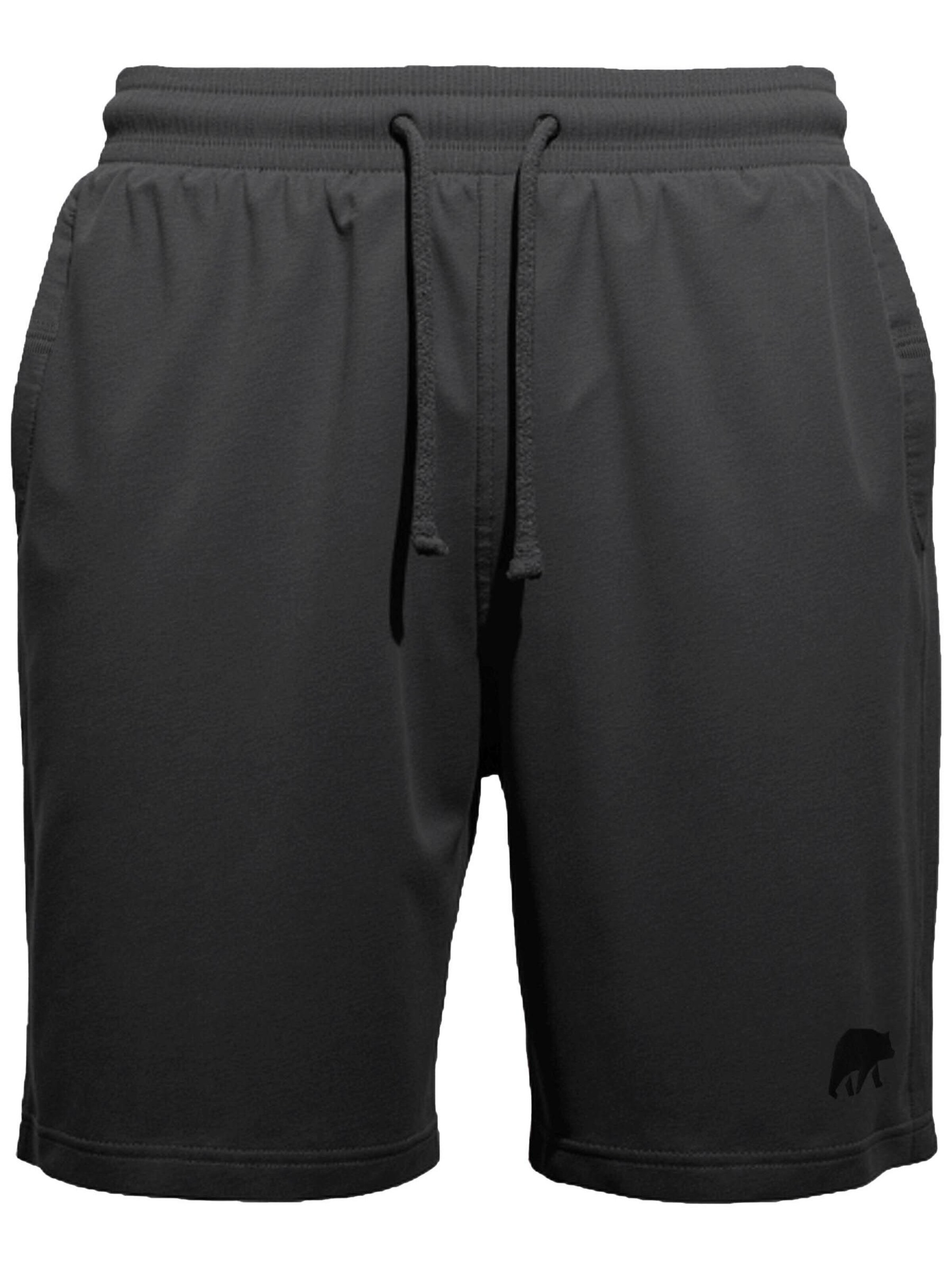 FORSBERG Regular Hose 'Jogger Shorts'‌‌‌‌‌‌‌ in Schwarz: Vorderseite