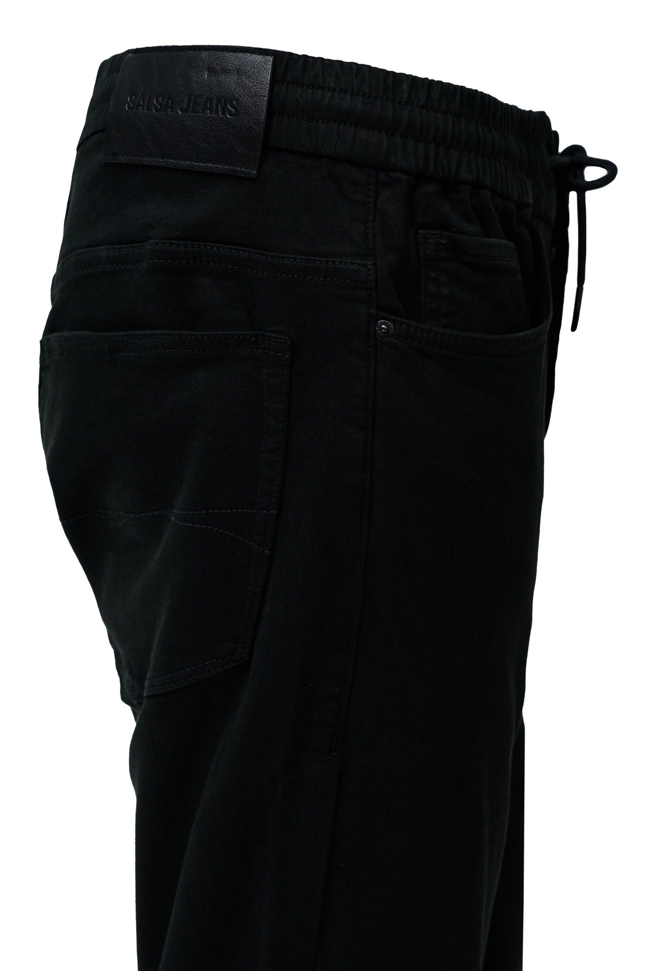Salsa Jeans Slimfit Broek in Zwart