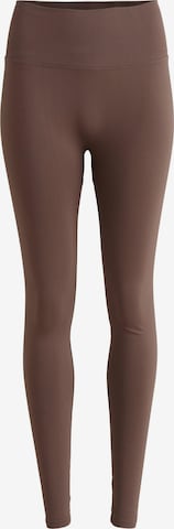 Aim'n Skinny Workout Pants in Brown: front