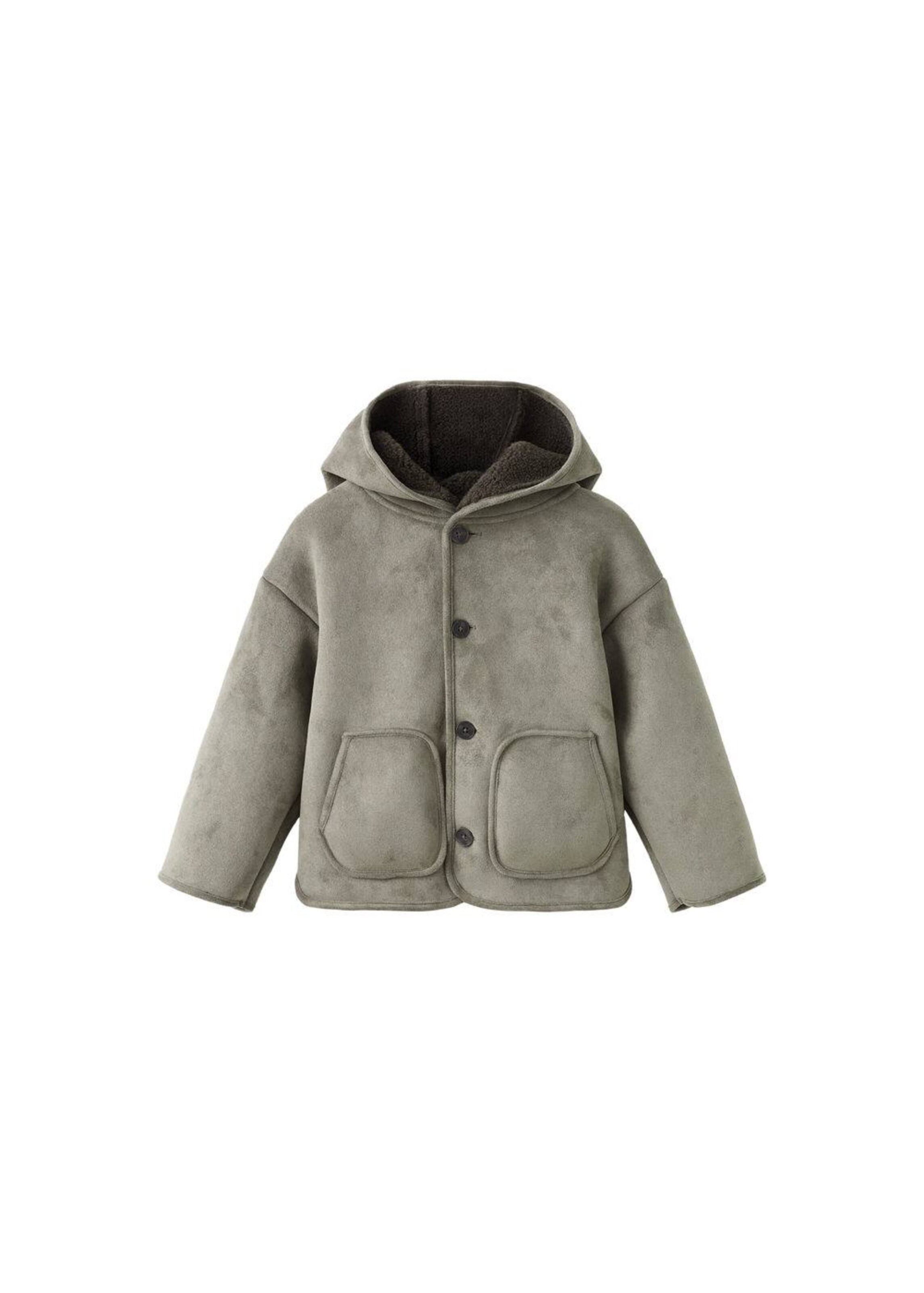 MANGO KIDS Between-Season Jacket 'Bombai' in Green: front