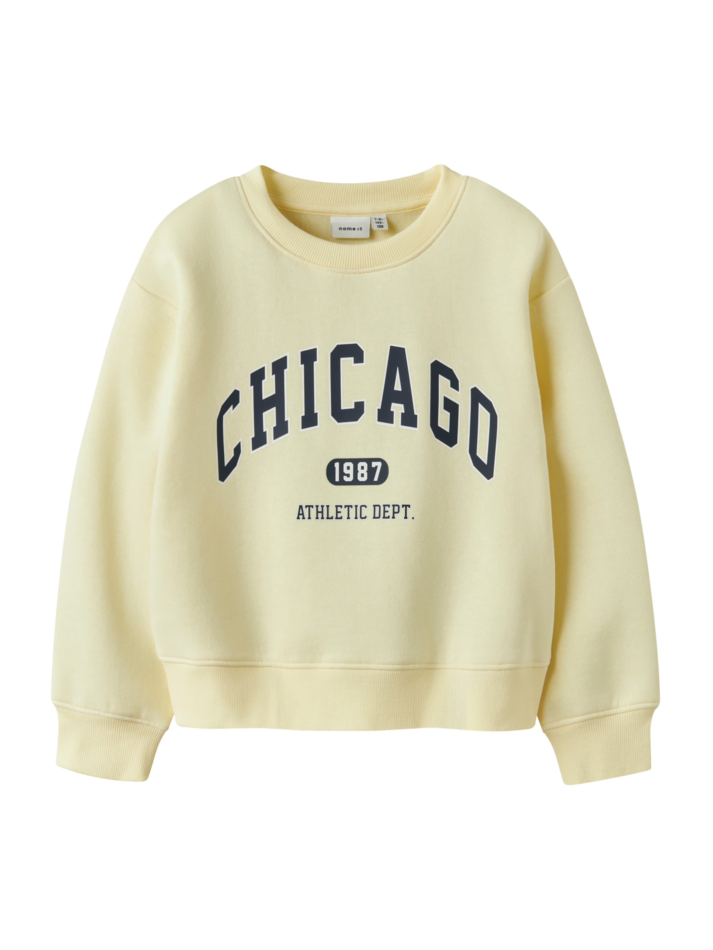 NAME IT Tréning póló 'NKFFABIA' - sárga: elől