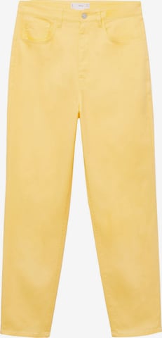 MANGO Regular Pants 'FIVES' in Yellow: front