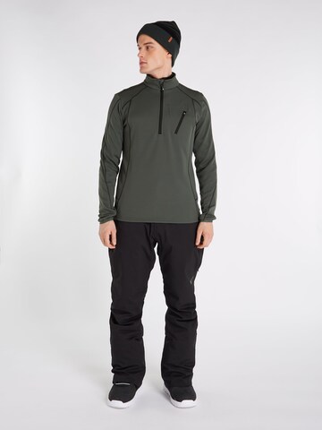 PROTEST Athletic Sweatshirt 'HUMANS' in Green: front