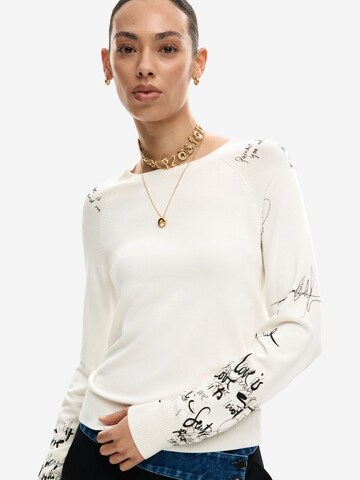 Desigual Trui 'JERS_MARQUETTE 26SWJF10' in Beige