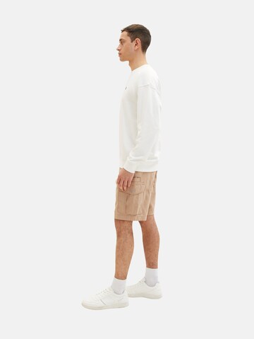 TOM TAILOR Regular Shorts in Braun