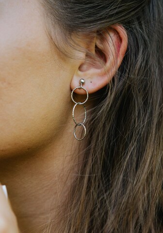 Der Kettenmacher Earrings in Silver: front