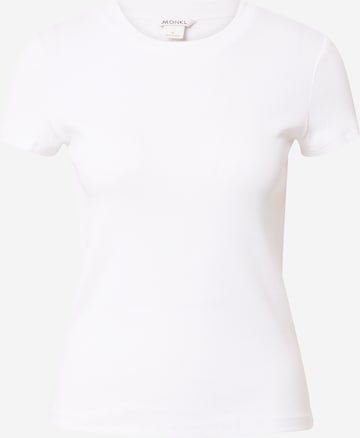 Monki - Camisa em branco: frente
