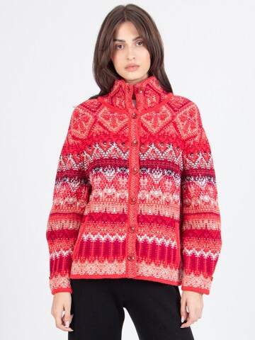 IVKO Knit Cardigan in Red