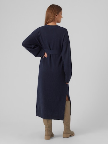 MAMALICIOUS Gebreide jurk 'ANNIE' in Blauw