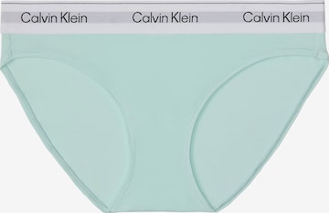 Slip Calvin Klein Underwear en vert : devant