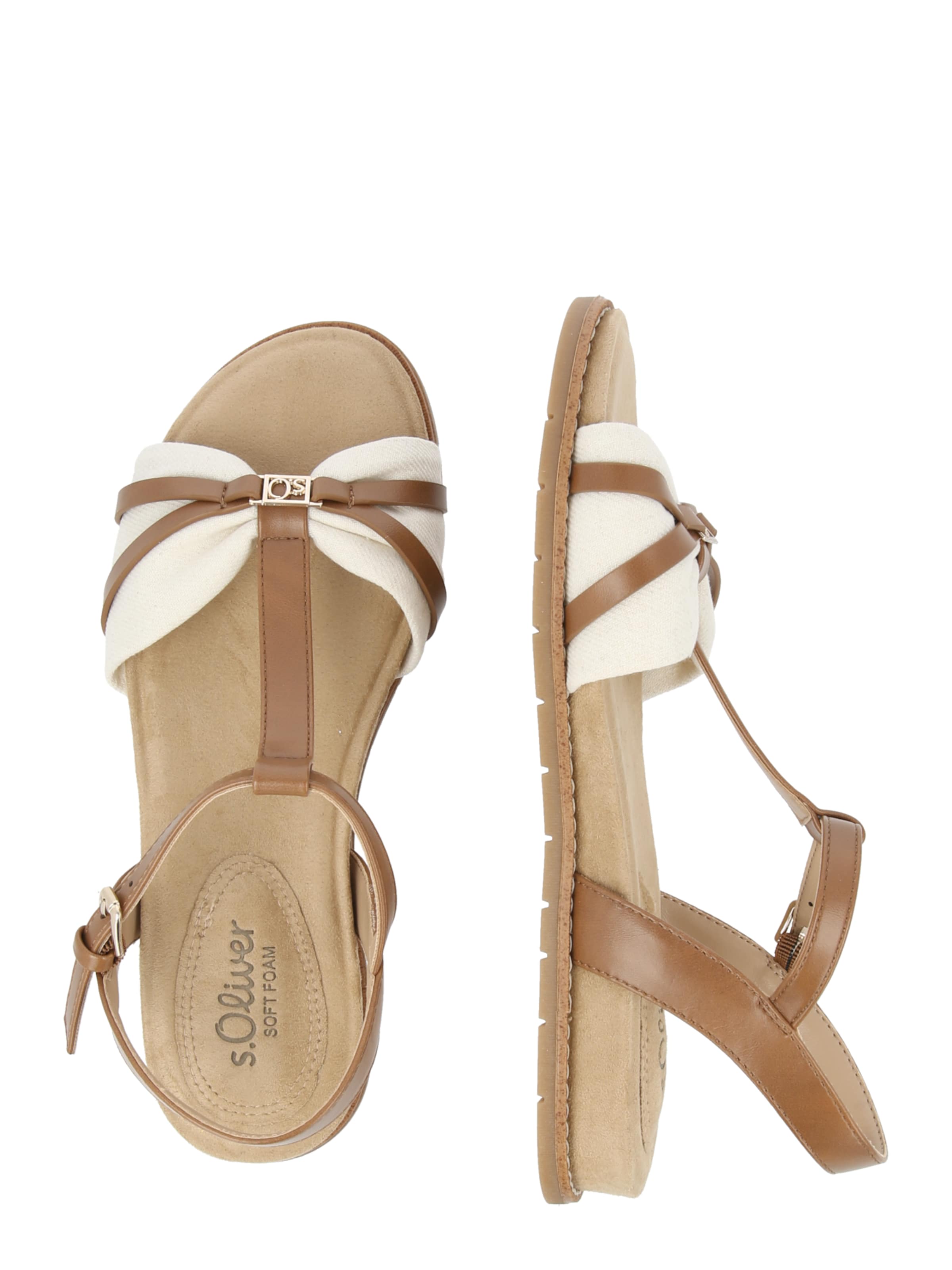 s.Oliver Páskové sandály – béžová