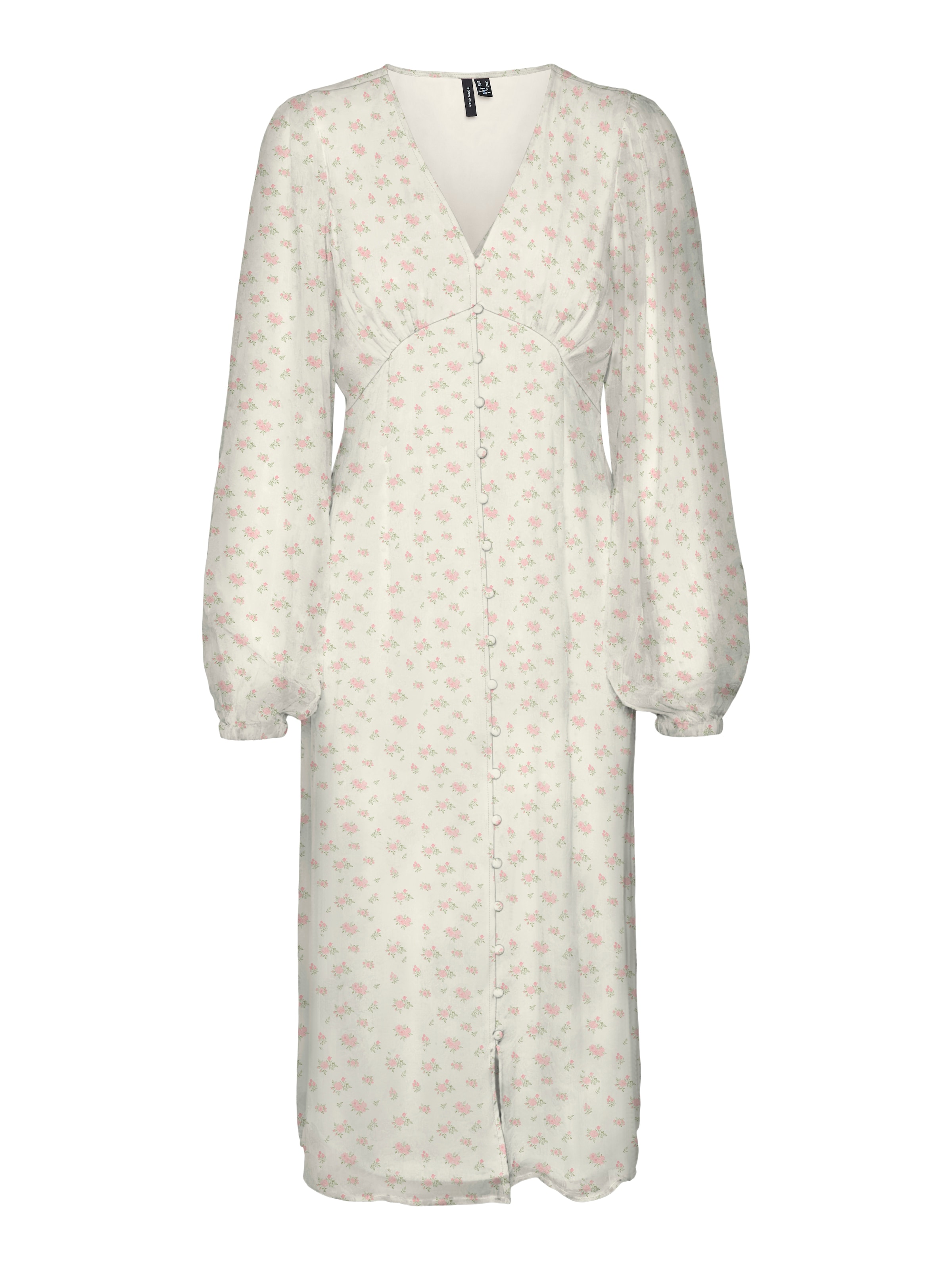 VERO MODA - Vestido camisero 'VMSMILLA' en blanco: frente