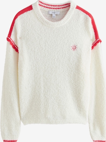 Pull-over Next en blanc : devant