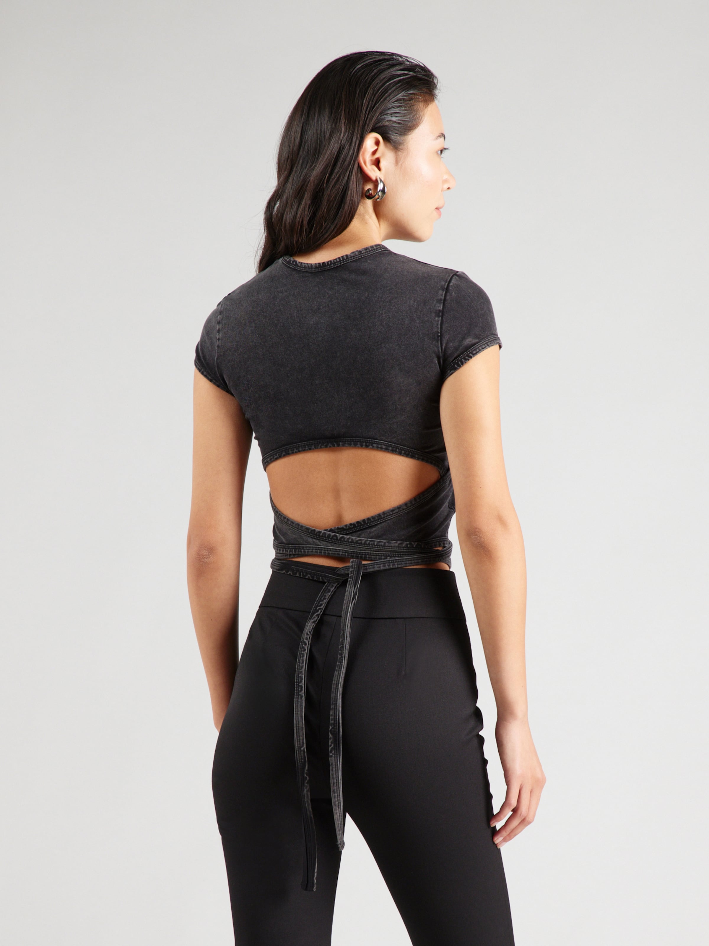 DIESEL Shirt 'T-BUNNY-TAIL-R1' in Black Denim | ABOUT YOU