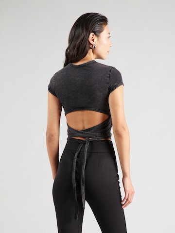 DIESEL T-Shirt 'T-BUNNY-TAIL-R1' in Schwarz