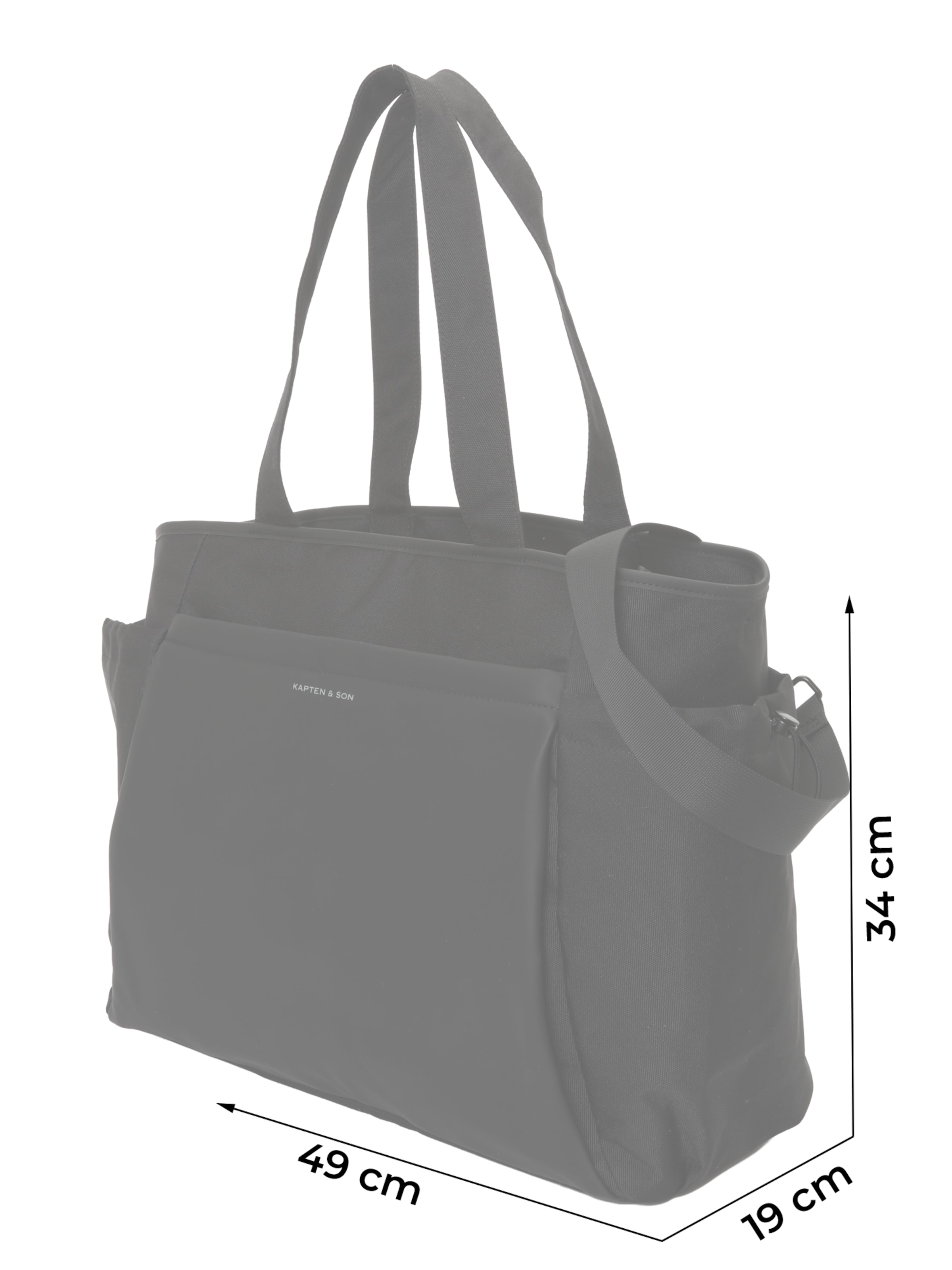 Kapten & Son Torba podróżna 'Hellvi Pro' w kolorze czarny