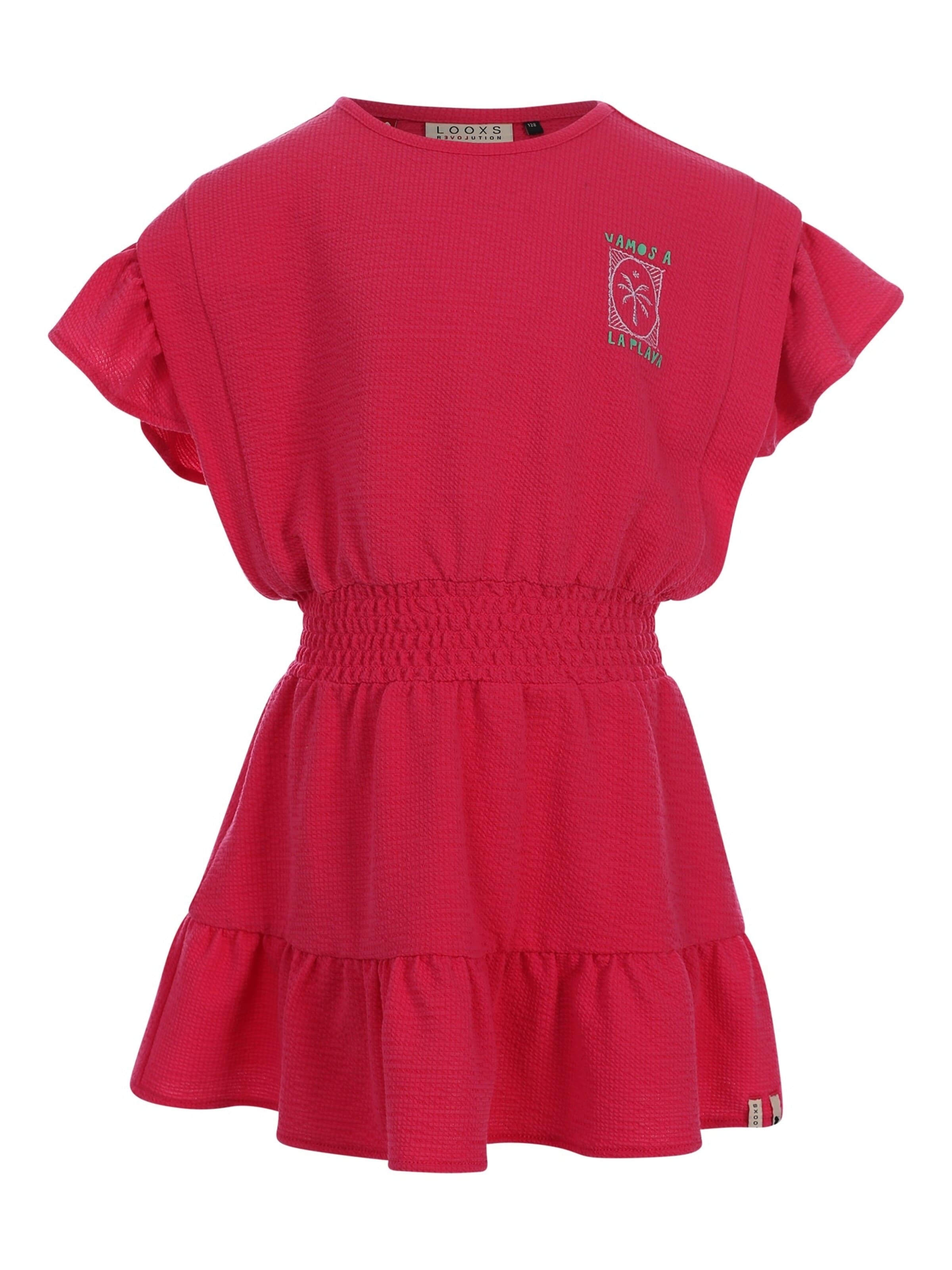 Looxs Revolution Jurk in Rood: voorkant