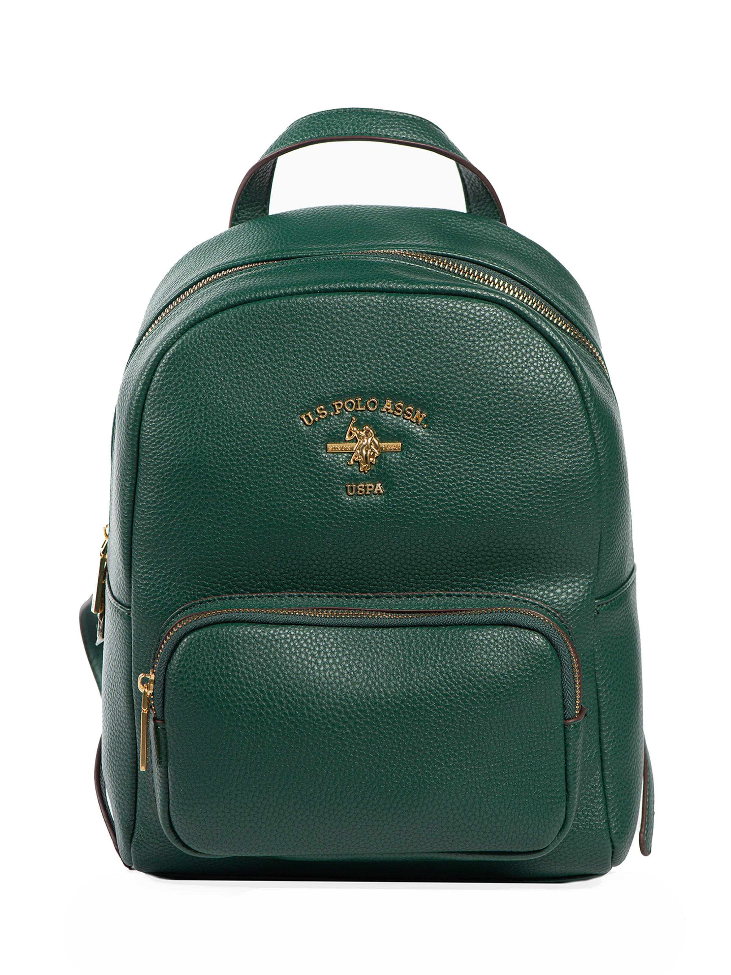 U.S. POLO ASSN. Rucksack 'Stanford' in Grün: Vorderseite