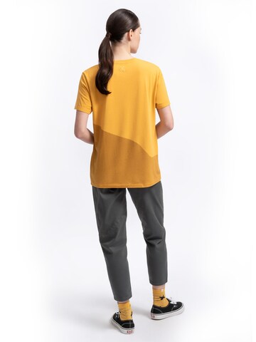 Kaft T-Shirt 'Laugar' in Gelb