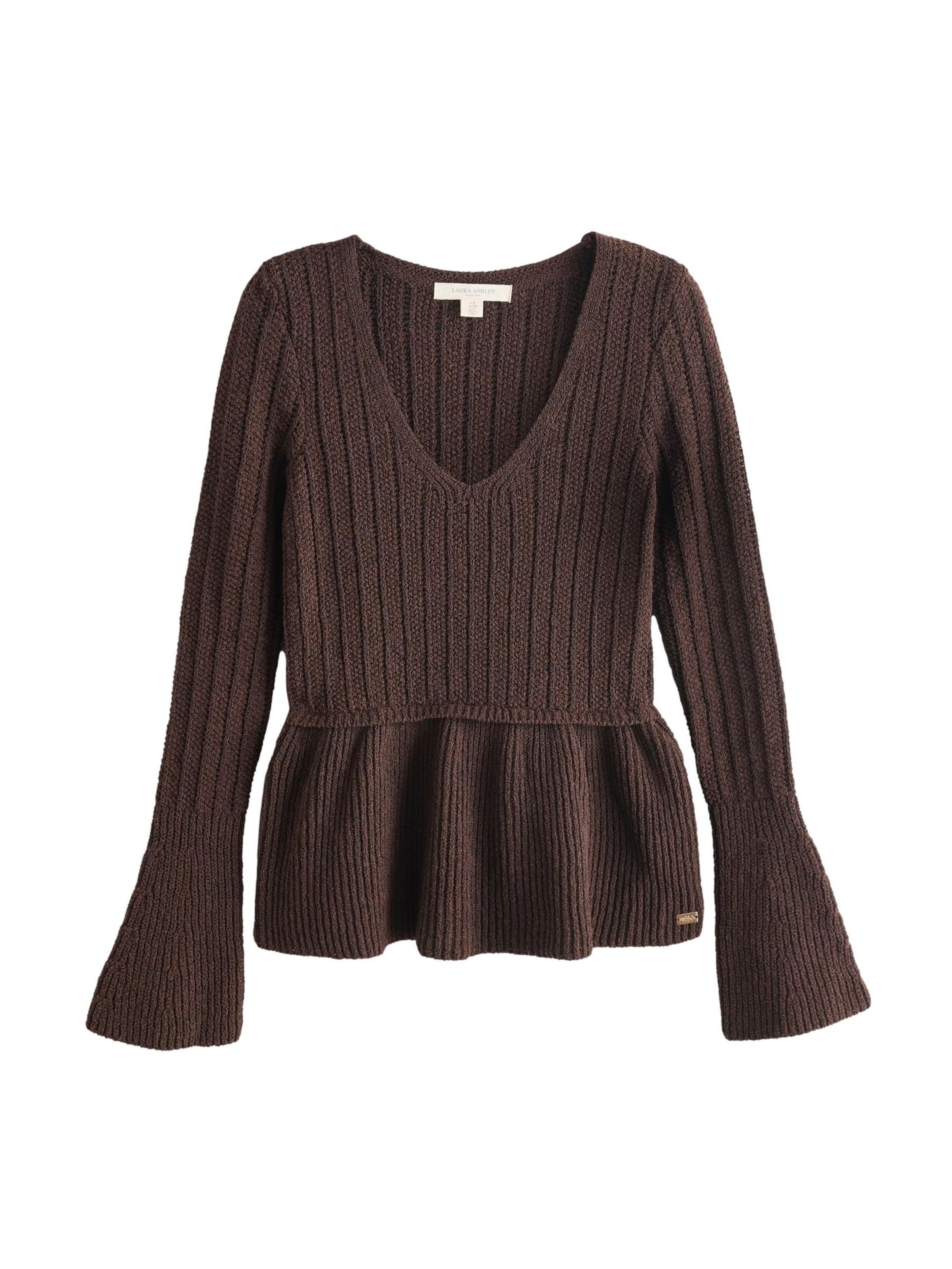 LAURA ASHLEY - Jersey en marrón: frente